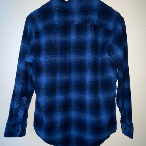Pendleton Medium Flannel Blue Navy Mens Medium - Picture 4 of 12